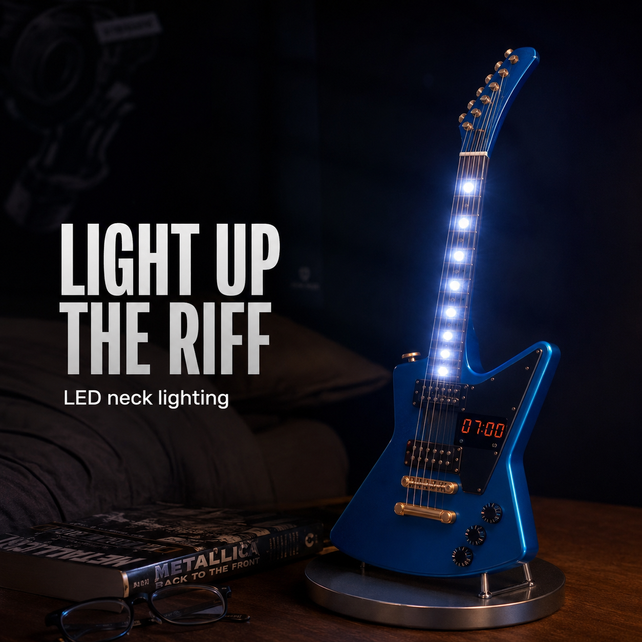 🎸 Guitar Alarm Clock – Wake Up & Rock