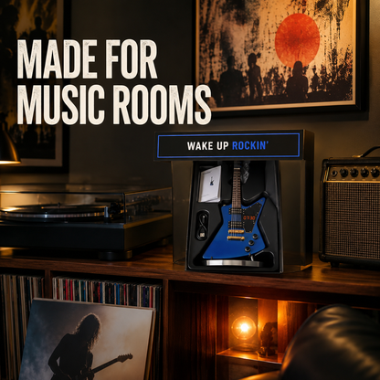 🎸 Guitar Alarm Clock – Wake Up & Rock