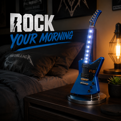 🎸 Guitar Alarm Clock – Wake Up & Rock