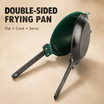 🍳 Double-Sided Frying Pan – Flip · Cook · Serve