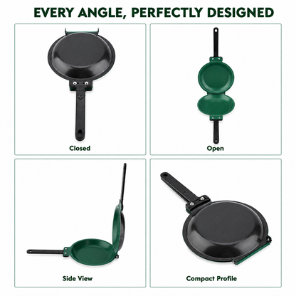 🍳 Double-Sided Frying Pan – Flip · Cook · Serve