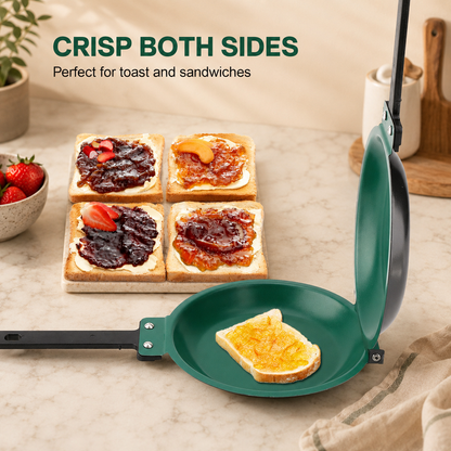 🍳 Double-Sided Frying Pan – Flip · Cook · Serve
