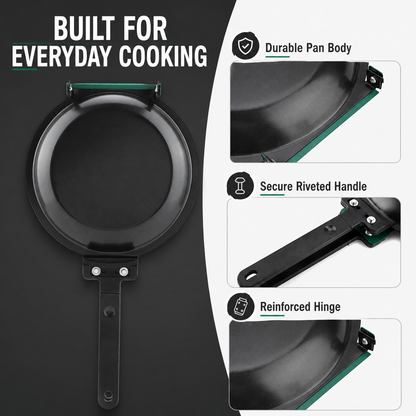 🍳 Double-Sided Frying Pan – Flip · Cook · Serve