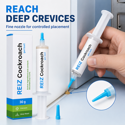 🐜 REIZ Cockroach Gel Bait – Precision Placement for Hidden Areas