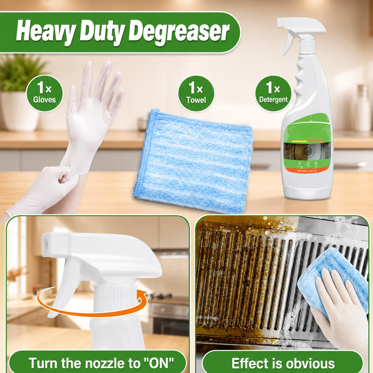 🍑 Heavy Duty Degreaser – Sweet Peach Foam Blast