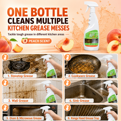 🍑 Heavy Duty Degreaser – Sweet Peach Foam Blast