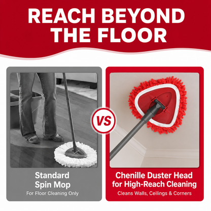 🧹 Chenille Duster Replacement Pads – Upgrade Your Spin Mop