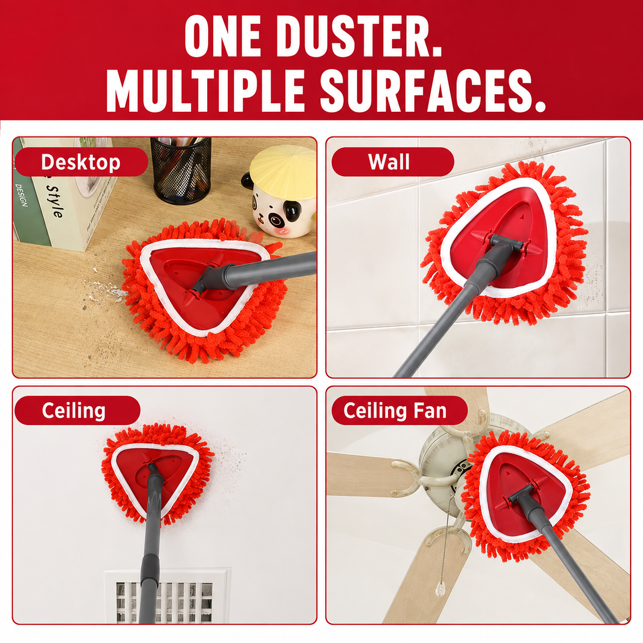 🧹 Chenille Duster Replacement Pads – Upgrade Your Spin Mop