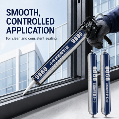 🏗️ 9060 Weatherproof Silicone Sealant – Waterproof · Weather-Resistant · Durable