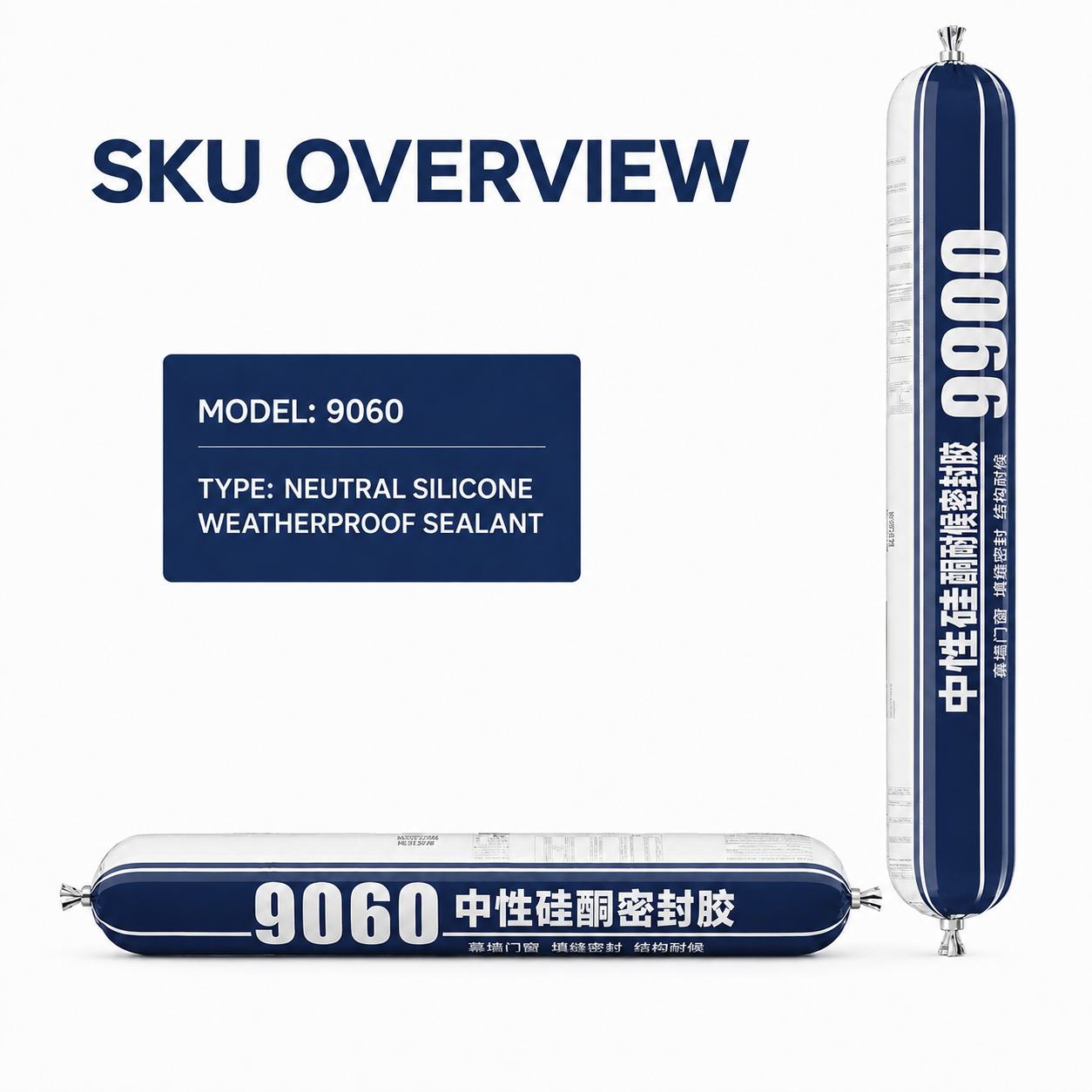 🏗️ 9060 Weatherproof Silicone Sealant – Waterproof · Weather-Resistant · Durable