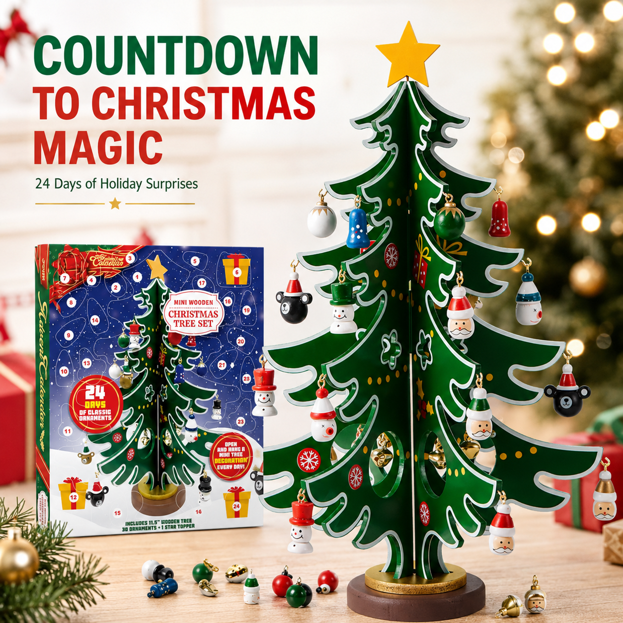 🎄 2027 DIY Christmas Tree Advent Calendar ✨ 24 Days of Holiday Surprises & Family Fun
