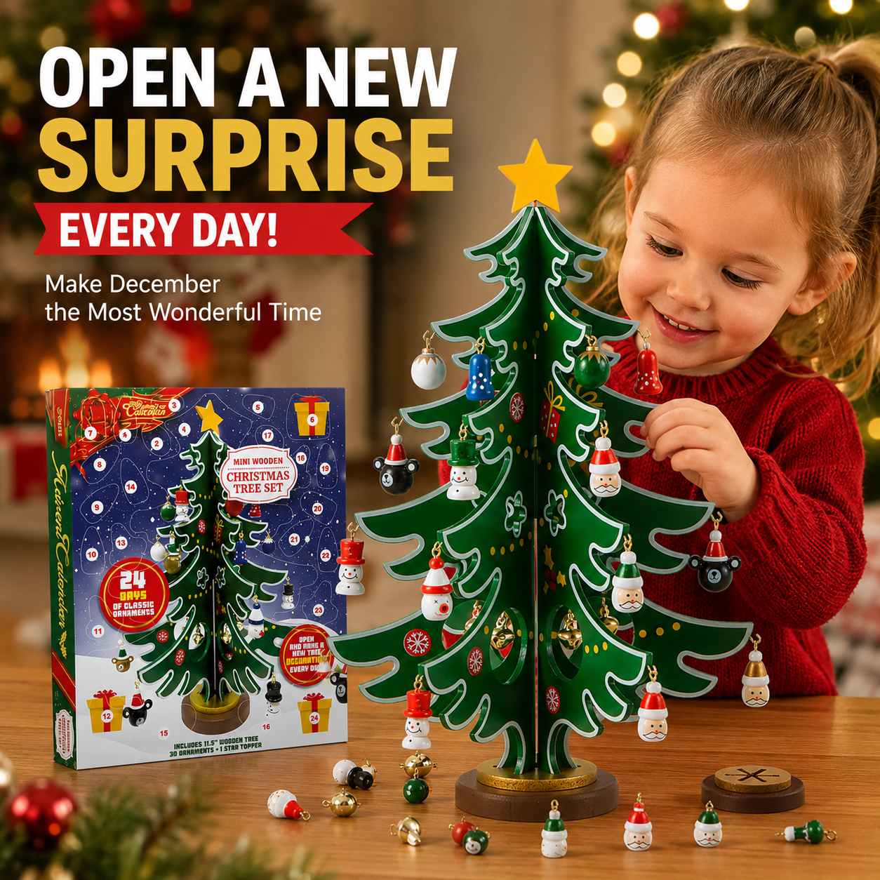 🎄 2027 DIY Christmas Tree Advent Calendar ✨ 24 Days of Holiday Surprises & Family Fun