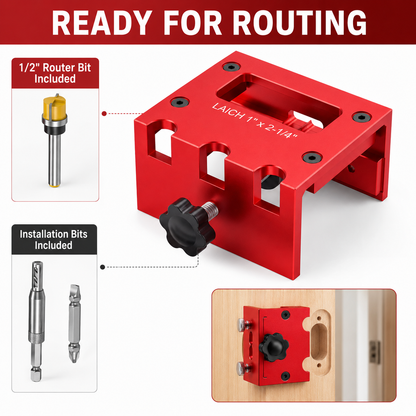 🚪 Door Lock Installation Kit – Precision Made Simple