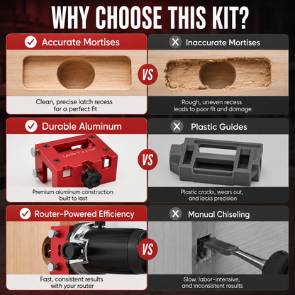 🚪 Door Lock Installation Kit – Precision Made Simple