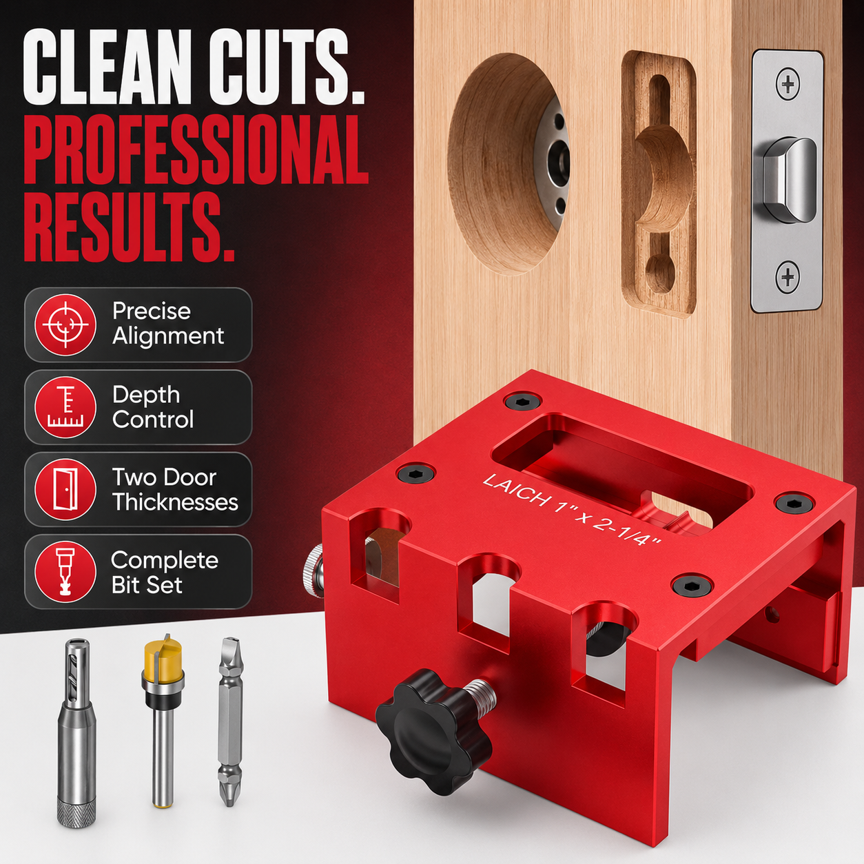 🚪 Door Lock Installation Kit – Precision Made Simple