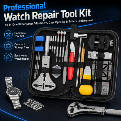 ⌚ Professional Watch Repair Tool Kit – Complete Watch Care at Home
