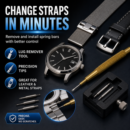 ⌚ Professional Watch Repair Tool Kit – Complete Watch Care at Home