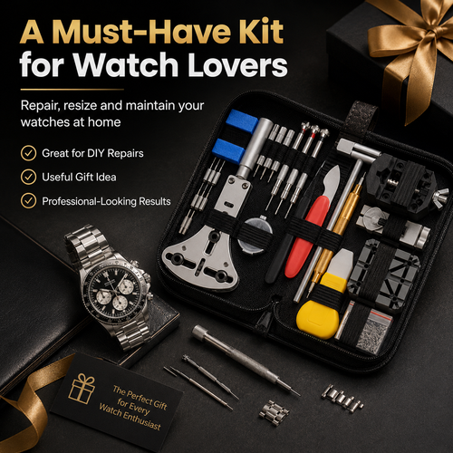 ⌚ Professional Watch Repair Tool Kit – Complete Watch Care at Home