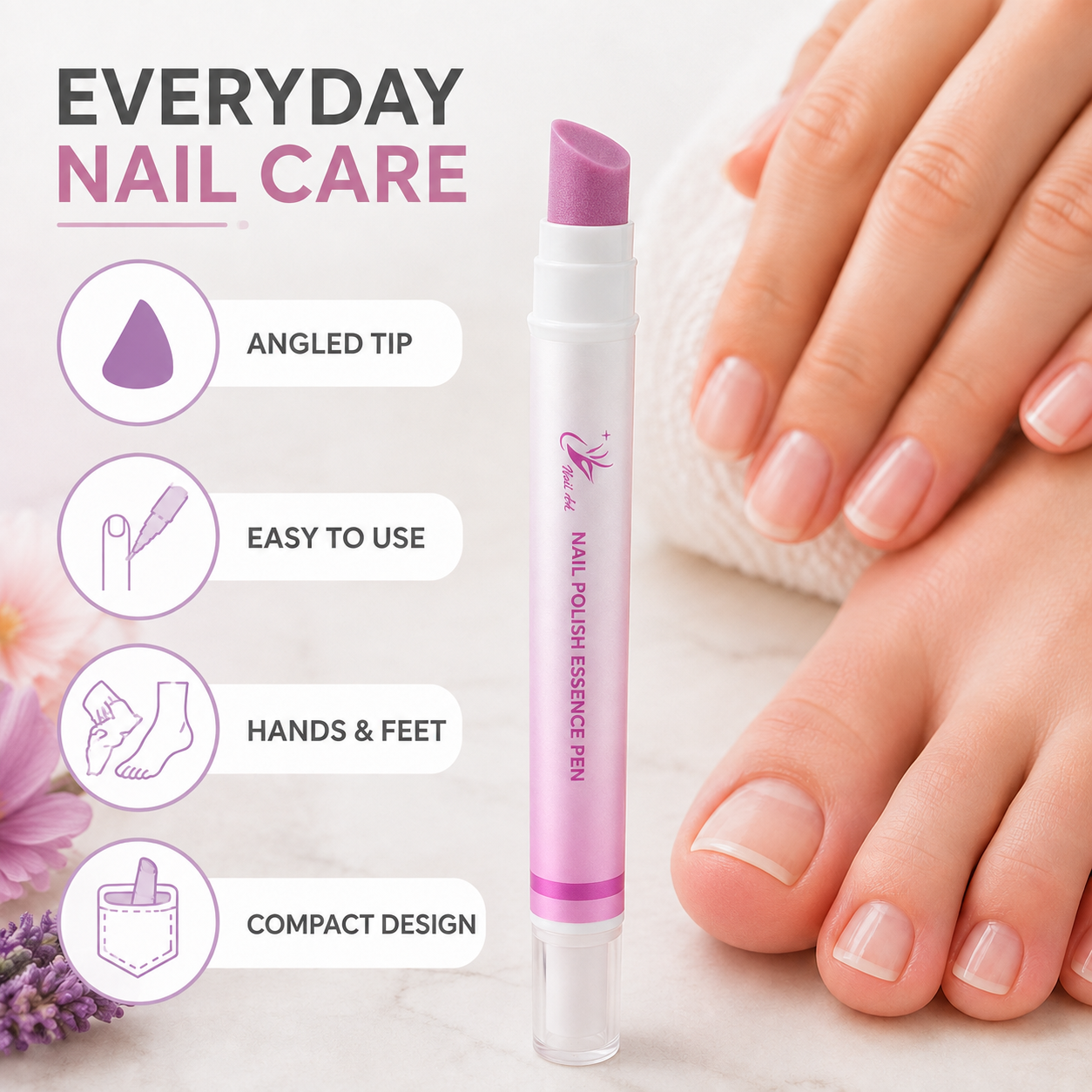 💅 Nail Care Pen – Smooth, Neat-Looking Nail Edges