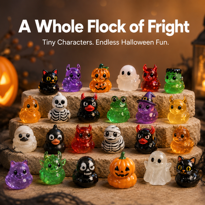 🎃 Mini Halloween Characters – A Whole Flock of Fright