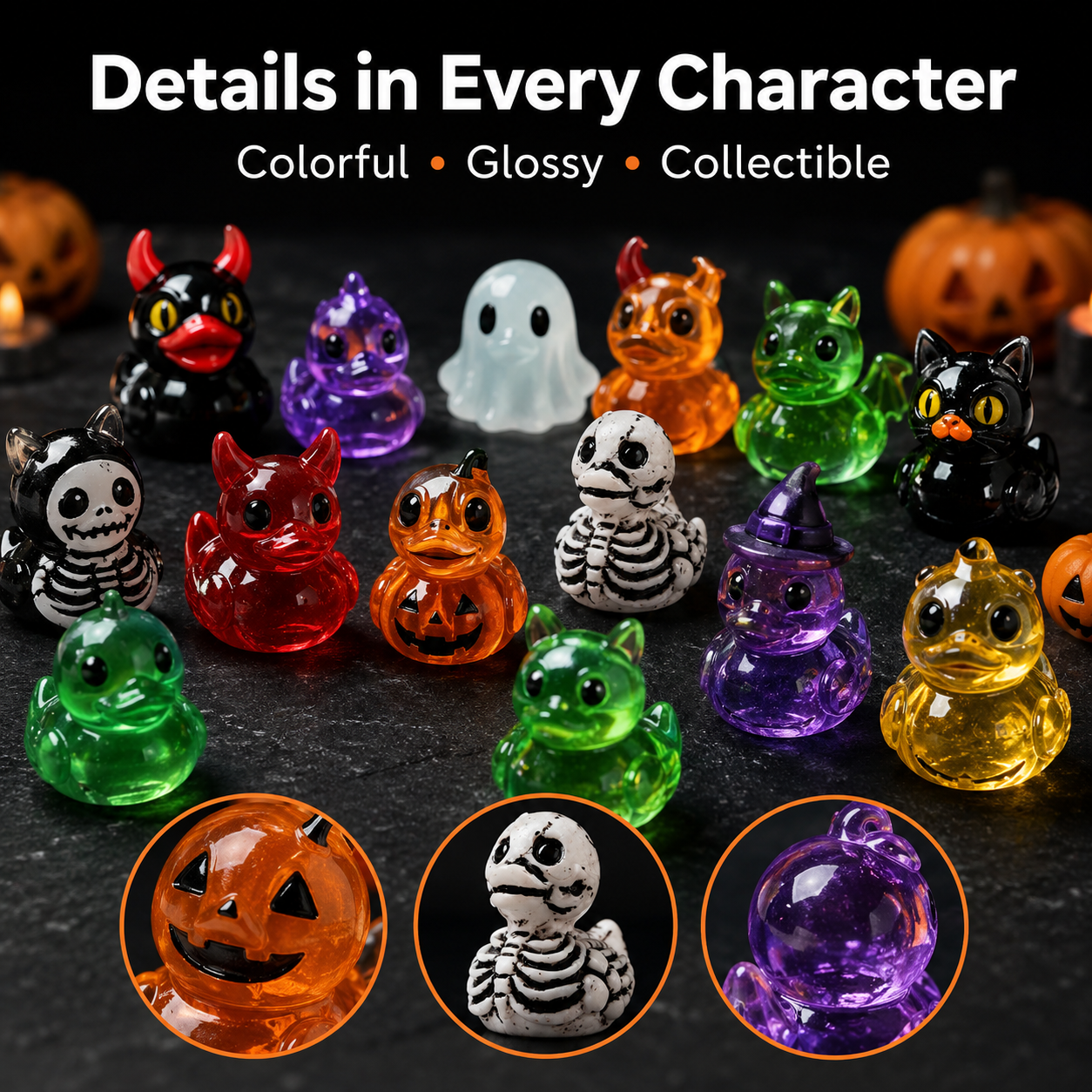 🎃 Mini Halloween Characters – A Whole Flock of Fright