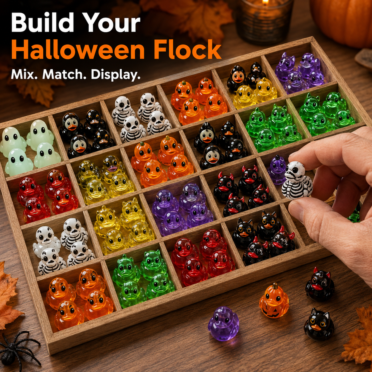 🎃 Mini Halloween Characters – A Whole Flock of Fright