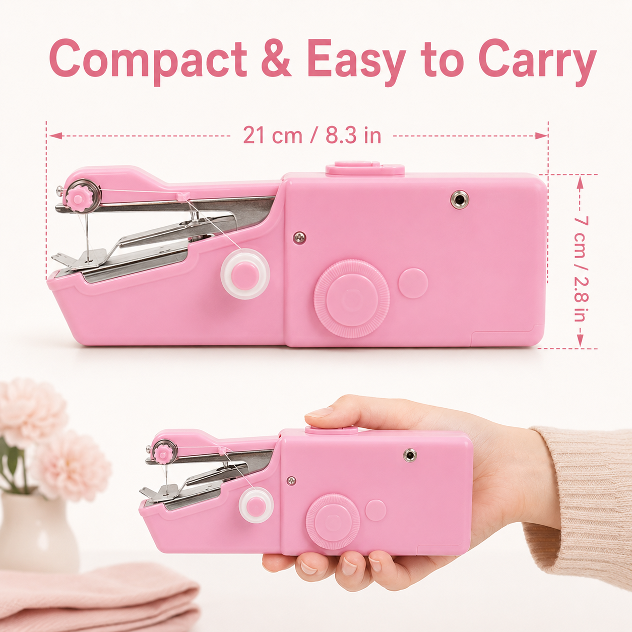 🧵 Portable Handheld Sewing Machine – Quick Fixes, Anytime