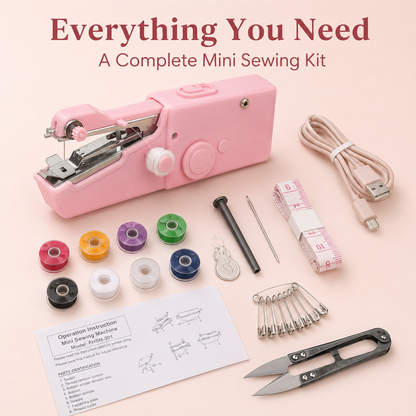 🧵 Portable Handheld Sewing Machine – Quick Fixes, Anytime