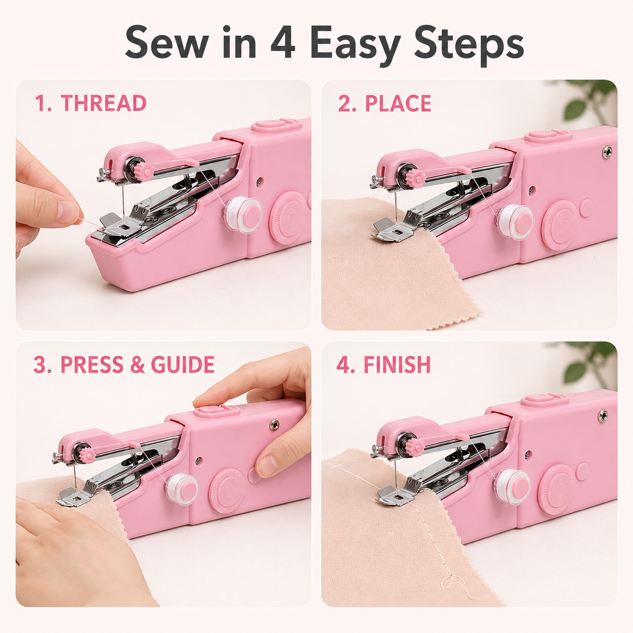 🧵 Portable Handheld Sewing Machine – Quick Fixes, Anytime