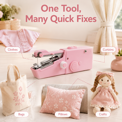 🧵 Portable Handheld Sewing Machine – Quick Fixes, Anytime