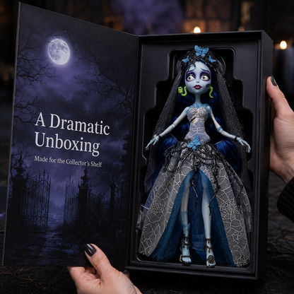 🖤 Gothic Bride Collector Doll – Hauntingly Beautiful