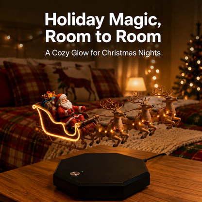 ✨ Magnetic Levitating Christmas Tree – Holiday Magic, Suspended