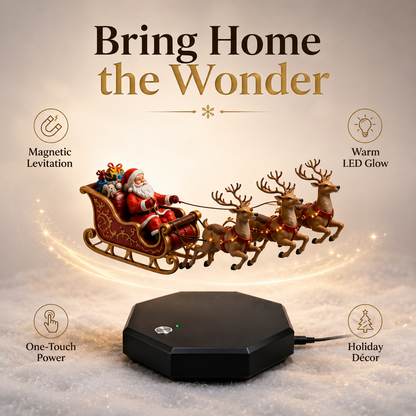 ✨ Magnetic Levitating Christmas Tree – Holiday Magic, Suspended