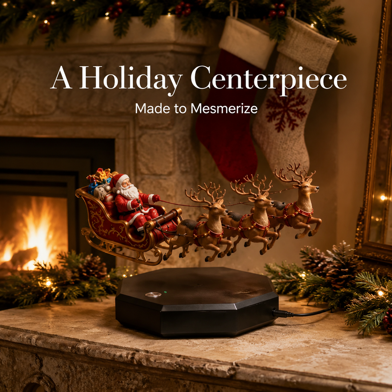 ✨ Magnetic Levitating Christmas Tree – Holiday Magic, Suspended