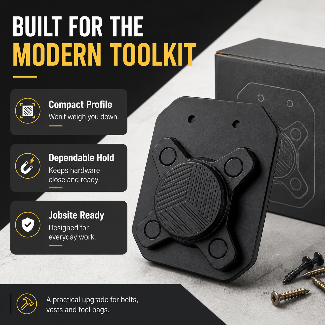 🧲 Magnetic Wrist/ Belt Holder – Your Third Hand on the Job