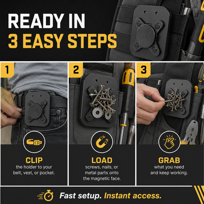 🧲 Magnetic Wrist/ Belt Holder – Your Third Hand on the Job