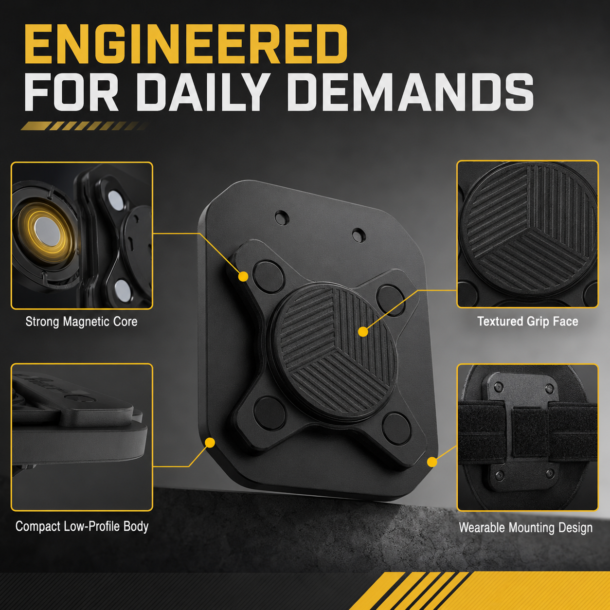 🧲 Magnetic Wrist/ Belt Holder – Your Third Hand on the Job