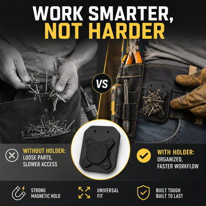 🧲 Magnetic Wrist/ Belt Holder – Your Third Hand on the Job