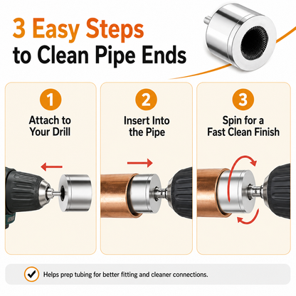 🔧 Pipe Cleaning Brush Set – Deep Clean Pipes in Seconds