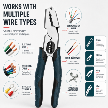 🔥Men‘s Best Tool🛠️Effortless Cutting👍Industrial-Grade Multi-Function Cutting Pliers