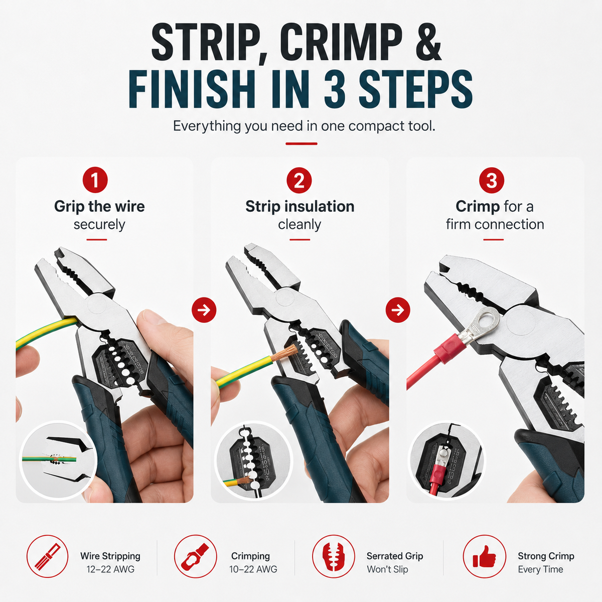 🔥Men‘s Best Tool🛠️Effortless Cutting👍Industrial-Grade Multi-Function Cutting Pliers