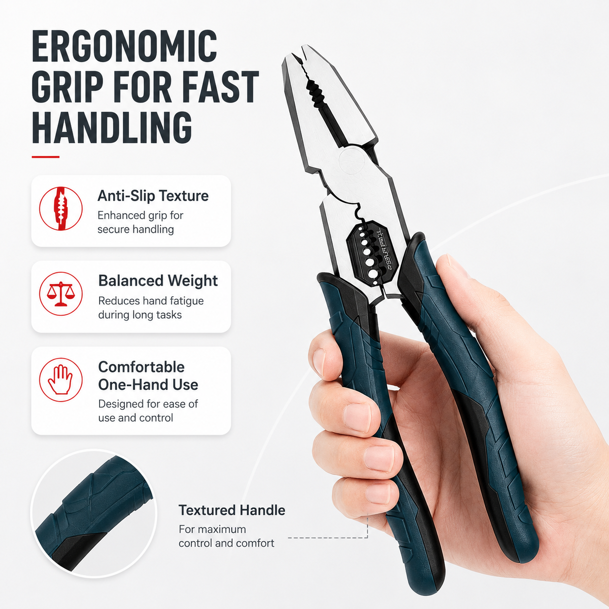 🔥Men‘s Best Tool🛠️Effortless Cutting👍Industrial-Grade Multi-Function Cutting Pliers