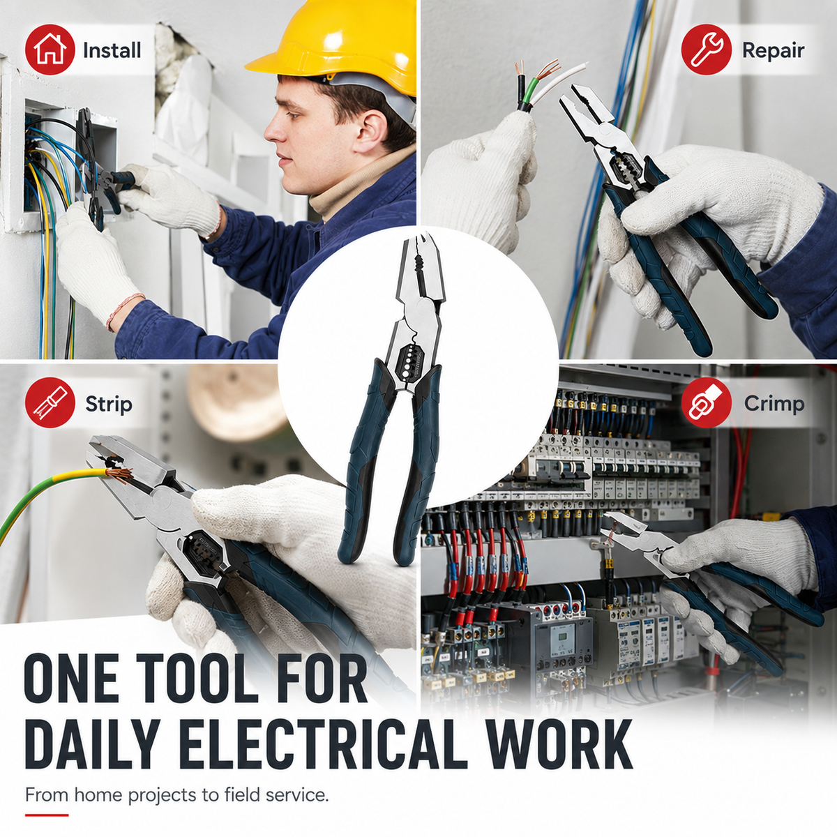 🔥Men‘s Best Tool🛠️Effortless Cutting👍Industrial-Grade Multi-Function Cutting Pliers