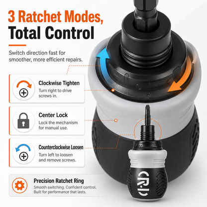 🔧 12-in-1 Pocket Ratcheting Screwdriver