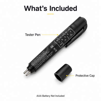 🚗 Portable Brake‐Fluid Tester Pen for DOT 3 / DOT 4 / DOT5.1