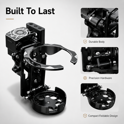 Ride Flow Adjustable Universal Motorcycle Cup Holder