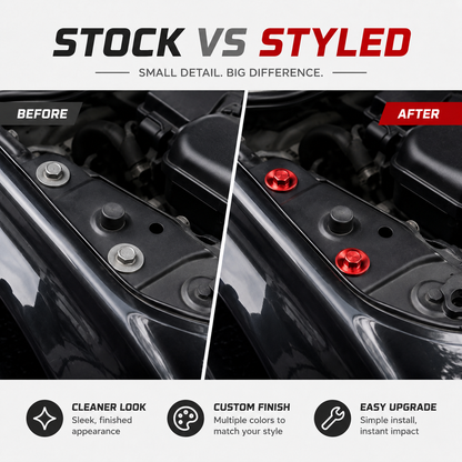 JDM‐Style M6 Fender Washer & Bolt Kit