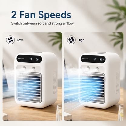🌬️ Portable Mist Air Cooler – Instant Cool Relief