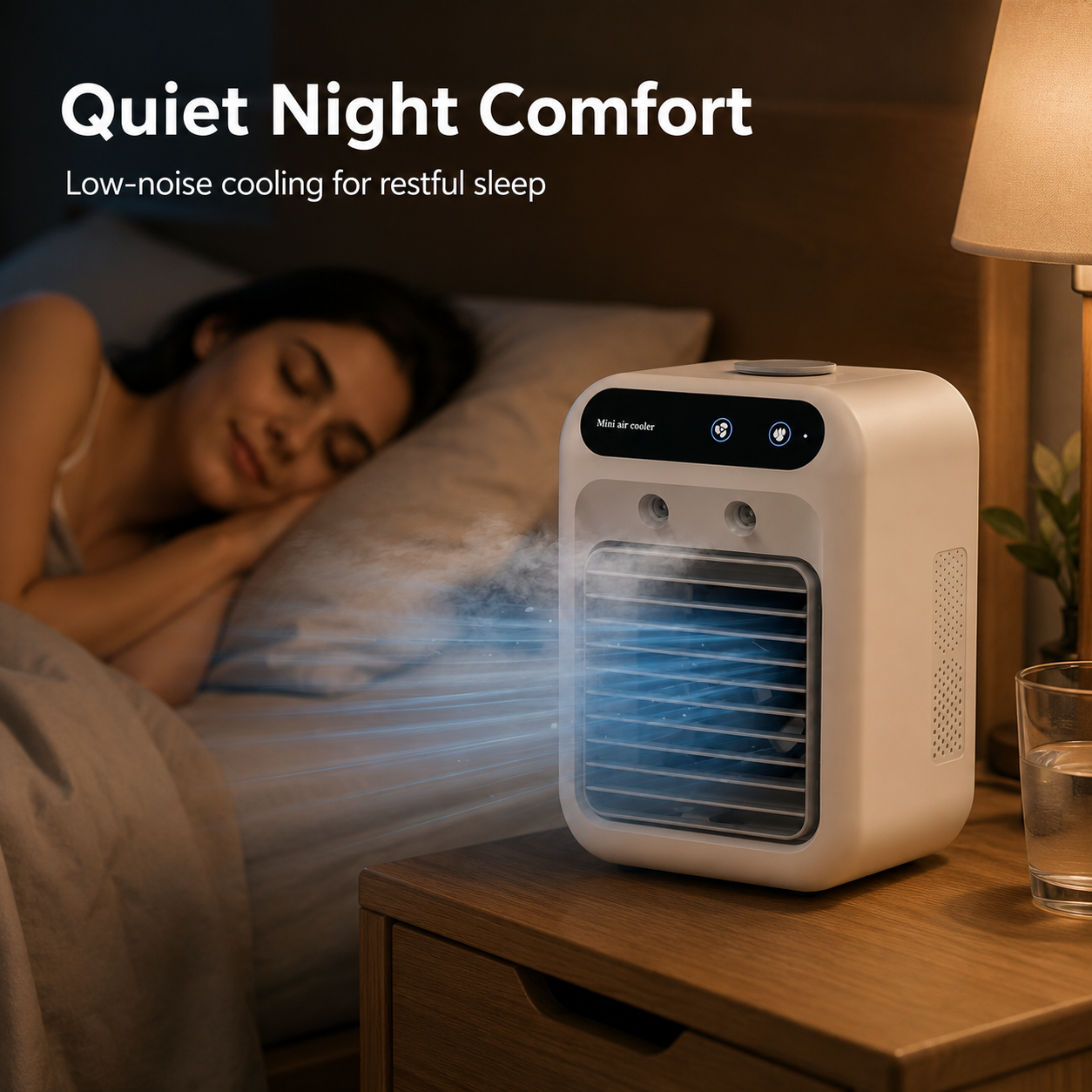 🌬️ Portable Mist Air Cooler – Instant Cool Relief
