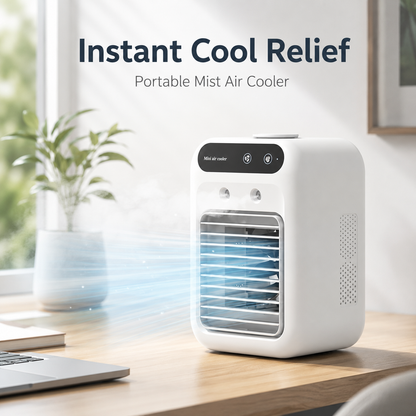 🌬️ Portable Mist Air Cooler – Instant Cool Relief